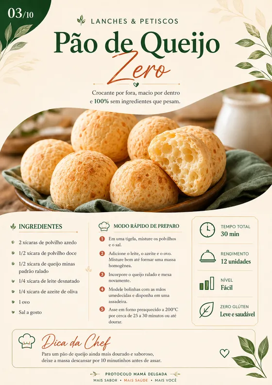 Pão de Queijo Zero